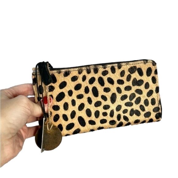 Myra Bag Handbags - Myra Bag polka dot animal print calf horse hair zip around wallet NEW